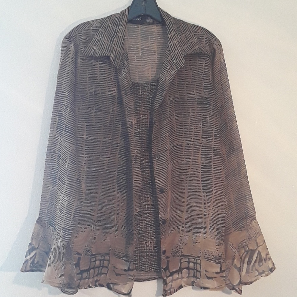 2 piece blouse by Cassee's
